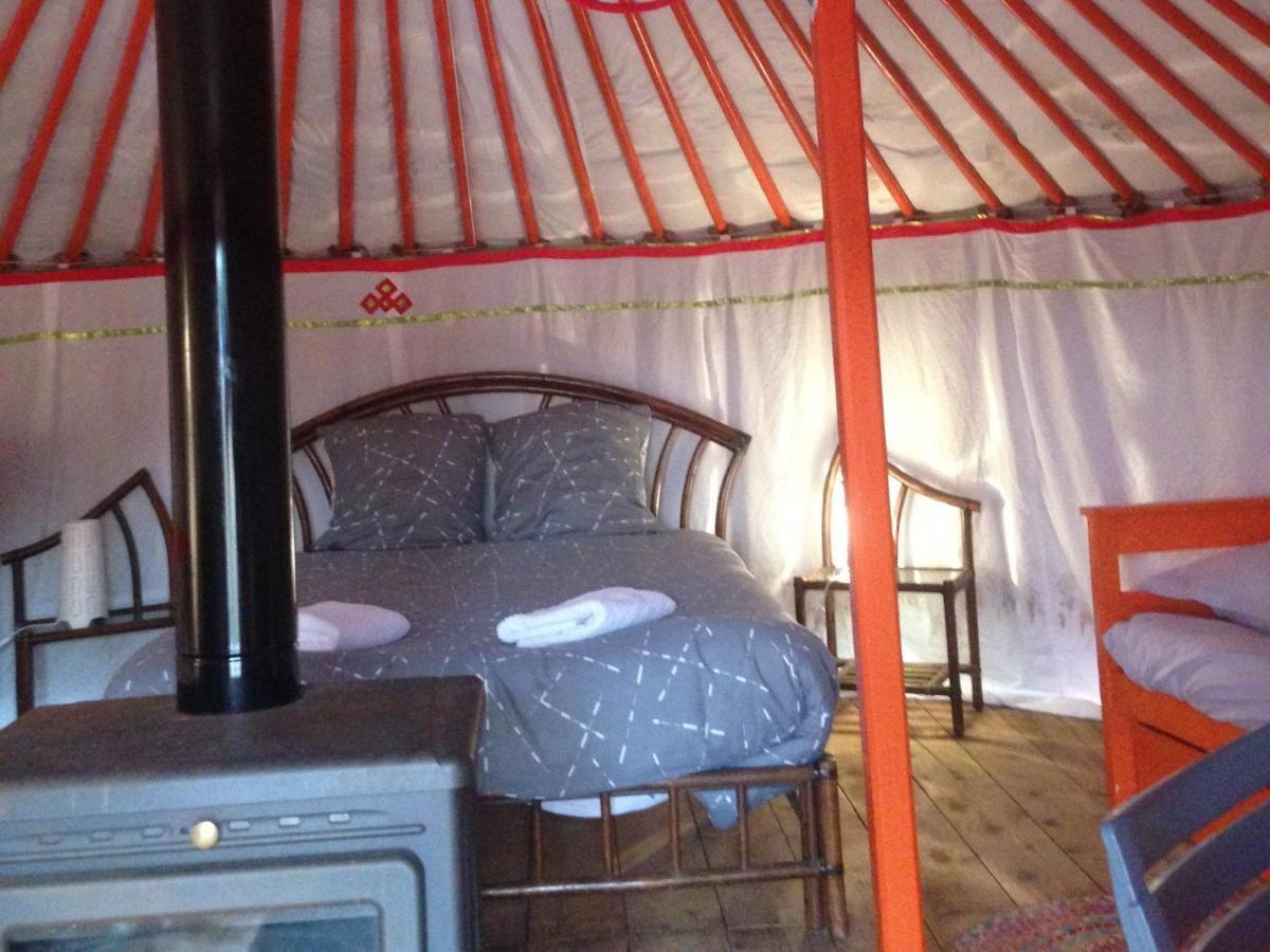 Yourte Mongole Saint-Leger-sur-Dheune Bagian luar foto