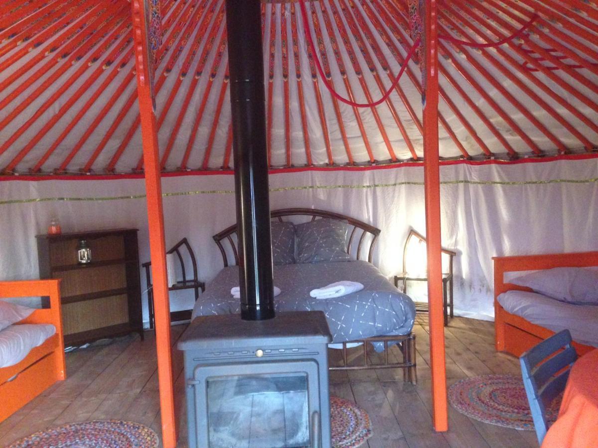 Yourte Mongole Saint-Leger-sur-Dheune Bagian luar foto