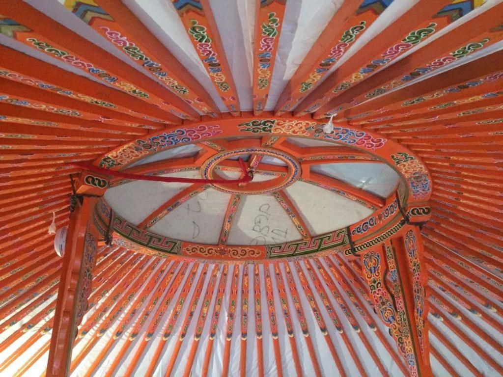 Yourte Mongole Saint-Leger-sur-Dheune Bagian luar foto